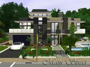 Sims 3 — Main Street House by denizzo_ist — Natural Window Set 1x1 - By me Natural Window Set 2x1 - By me Half Wall - By