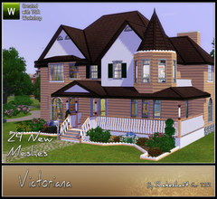 Sims 3 — Victoriana by Shakeshaft — Victoriana a set of Victorian style Architectural Features including Railings in