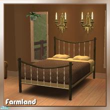 Sims 2 — Wrought Iron Beds - Farmland Frame by Dgandy — Bedding is a separate download.