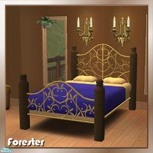 Sims 2 — Wrought Iron Beds - Forester Frame by Dgandy — Bedding is a separate download.