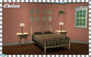 Sims 2 — Wrought Iron Beds -Chelsea Frame by Dgandy — Bedding is a separate download.