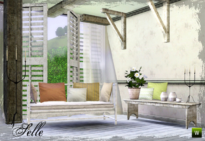 Sims 3 — Selle Living by n-a-n-u — A new living set inspired by Shabby Chic... I hope you like it! 