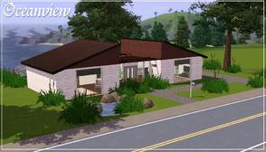 Sims 3 — Oceanview by Midnight222 — Walk through the front door of this amazing home and you will be dazzled by the full