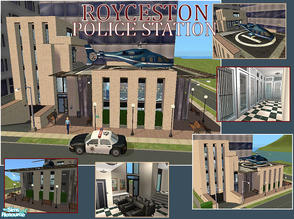 Sims 2 — Royceston Police Station by laivine_erunyauve — Royceston Police Station features 5 bedrooms (including 4