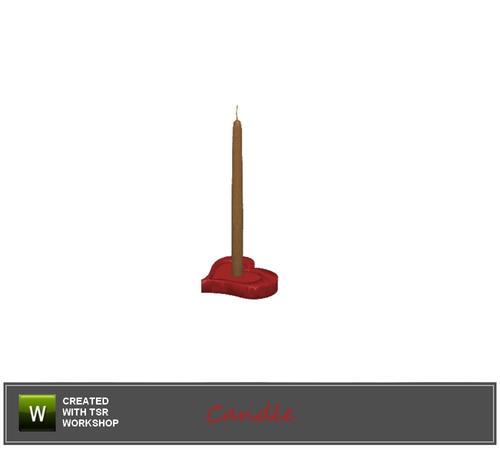 Sims 3 — RedLine_candle by mensure — RedLine_candle by mensure.