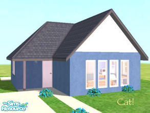 Sims 2 — 111-Starter9-OFB by rhiamom — A Starter home, fully furnished with skilling items. On a 2x2 lot, only $19,163.