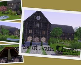 Sims 3 — Saint Ivans Church by xxd3addo11yxx — Only the most established sims could possibly be wed in this classy