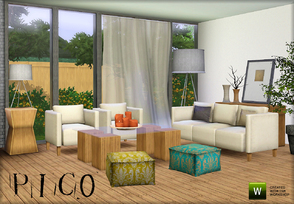 Sims 3 — Pico Living by n-a-n-u — Another Style again, the Pico Living! I hope you will like it!