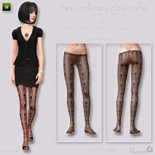Sims 3 — Silk Stockings for All Ages ~ II. by sosliliom — two colours channels (stockings and stockings' patterns) ~ for
