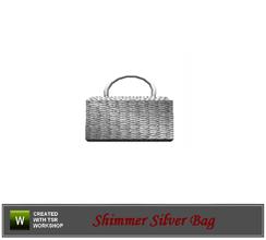 Sims 3 — Shimmer Silver Bag by mensure — Shimmer Silver Bag for stylish night. RECOLORABLE! 