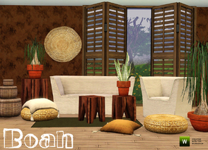 Sims 3 — Boah Living by n-a-n-u — New Living African inspired but still modern! Hope you will like the not so ordinary