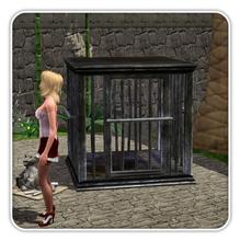 Sims 3 — Cage Large by moschino_K — Cage Use moveobjects true to place it anywhere you want.
