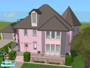 Sims 2 — 108-Pink Victorian-OFB by rhiamom — 3 bedrooms, 3 bathrooms, and definitely not designed with boys in mind. Your