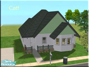 Sims 2 — 96-Starter 8-OFB by rhiamom — A fully furnished Starter house for your new Sims that isn't ugly! Includes