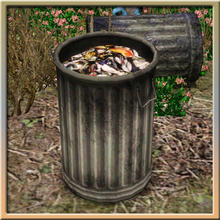 Sims 3 — Full trashcan by Cyclonesue — Don't empty it - it's art! By Cyclonesue for TSR TSRAA