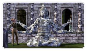 Sims 3 — Male Shiva Statue by moschino_K — Thailand Sculpture Normal Size