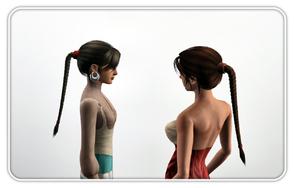 Sims 3 — Long Ponytail Braided by moschino_K — Ponytail converted from Tomb Raider. Recolorable in 4 parts. Available for