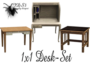 Sims 3 — JDS3 ~ Desk Set 1x1 by Dropsi1986 — 