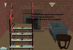 Sims 2 — Yummy Stairs by Yoshirainbowroad — You\'ve seen cake like it? Well take Yummy Stairs!!