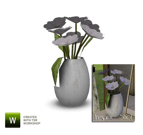 Sims 3 — Liams Corner Flowers by Angela — Liams Corner Dining Flowers. Made by Angela@TSR (2010) Please don't clone my