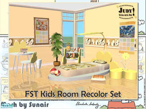 Sims 2 — Judy_FST Kids Room Recolor Set by judyhugsnoopy — Recolor Sunair "FST Kids Room Set A & B" Please