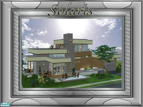 Sims 2 — Solaris by srgmls23 — A beautiful house built in a modern style for the sims who like plenty of sunshine