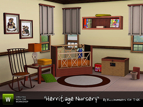 Sims 3 — Herritage Nursery by TheNumbersWoman — Ahhhh, A Nursery for the wee ones. Yes you can now afford to have the kid