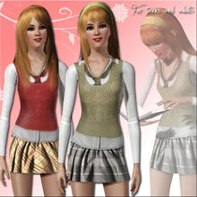 Sims 3 — School Girl by Nia — School Girl
