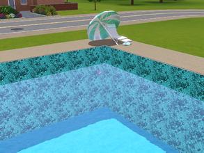 Sims 3 — Blue mosaic,small by matomibotaki — pool title