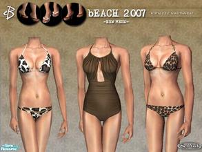 Sims 2 — Beach 2007 - Set No3 by elmazzz — -This is the third set of fashion bikinis from the "Beach 2007"