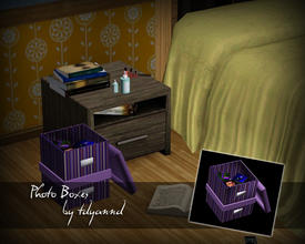 Sims 3 — Bedroom Clutter Photo Boxes by tdyannd — by tdyannd for TSR