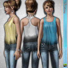 Sims 3 — Gradient Top by Simsimay — 