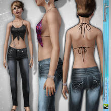 Sims 3 — Butterfly Top  by Simsimay — Teen- Y.Adult - Adult - Elder / Everyday-Formal-Sleepwear-Swimwear