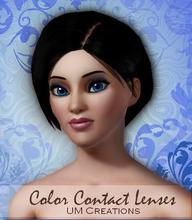 Sims 3 — UM Color Contact Lenses by UM_Creations — This is the first pair of my color contact lenses for TS3 that will