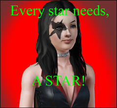 Sims 3 — 'Your a Star' Star for right eye by Simyoolayter — Every rockstar needs their own star. Even if it is only