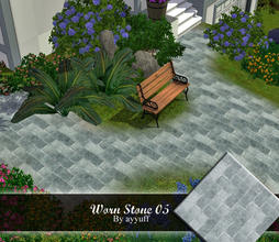 Sims 3 — Worn Stone 05 by ayyuff — 