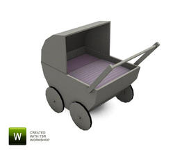 Sims 3 — Little Dreamers Doll Cariage by Angela — Little dreamers Nursery Doll Carriage. Deco only! Made by Angela@TSR.