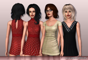 Sims 3 — FS 34 pt. 3 - Simplicity FOR TEENS by katelys — 3 conversions of my older dresses - now available for teens.
