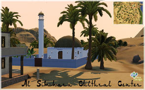 Sims 3 — Al Simhara Cultural Center by Uma Design — Until now, the only place you could meet the villagers of Al Simhara
