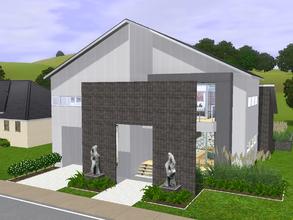 Sims 3 — The Como: Japanese Prefab Home by Peacemaker_ic — this is a modern city style compact build. it is inspired by a