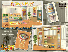 Sims 2 — Judy_WinnieThePool Kids Room Set by judyhugsnoopy — Recolor Sims2Sisters Kids Room Set. You must need to