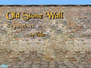 Sims 2 — Old Brick Wall by Tiko — 