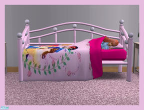 Sims 2 — Princess Set - Day Bed Frame Recolor by rebecah — Day Bed Frame Recolor Light Pink