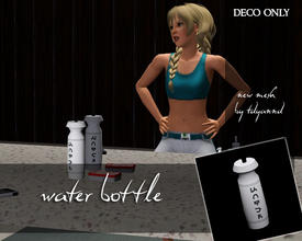 Sims 3 — Exercise Clutter Water Bottle by tdyannd — This item is decorative only.