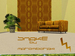 Sims 3 — snake by matomibotaki — snake skin, decorates each item to a stylish object. You will find it under Leather/Fur 