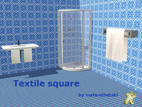 Sims 3 — Textile square by matomibotaki — Pattern for multiple use, as title, wall cover , bedding and more. You will
