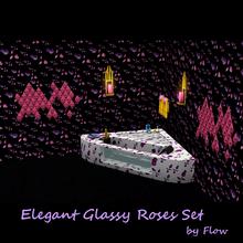 Sims 3 — Elegant Glassy Roses Black by Flovv — Elegant Glassy Roses Black version. 