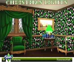 Sims 3 — Christmas lights by SimonettaC — Light up your Christmas with a string of electric baubles. Custom created by me