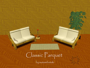 Sims 3 — Classic Parquet by matomibotaki — Classic wooden title for the right ambients in your sims home. You will find
