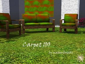 Sims 3 — Carpet 100 by matomibotaki — A fluffy carpet for you sims to relax, to find under Carpet/Rug.